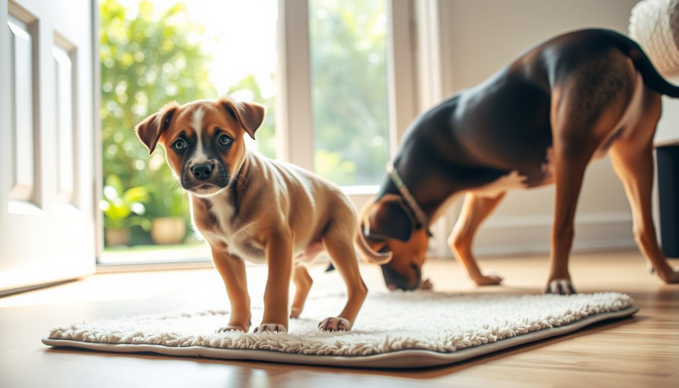 how to combine puppy pads with outdoor potty breaks