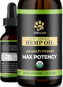 Billion pets - hemp oil for dogs and cats