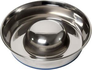 15 Best Bulldog Food Bowl Reviews - Helpful Tips To Find The Perfect One For Your Bulldogs 2 OurPets Slow Feeder Dog Bowls or Slow Feeder