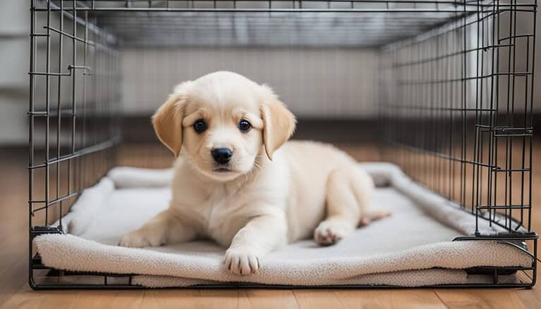 Puppy pads vs crate training