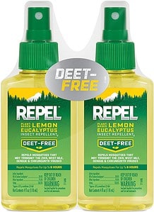 11 Best Tick Repellent for Dogs 2025 - Flea/Tick Prevention 9 REPEL Plant-Based Lemon Eucalyptus Insect Repellent, Pump Spray, 4-Ounce, Pack of 2