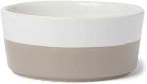 15 Best Bulldog Food Bowl Reviews - Helpful Tips To Find The Perfect One For Your Bulldogs 7 Waggo Dipper Ceramic Dog Bowl for Small and Large Breeds