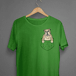 english bulldog pocket tshirt00