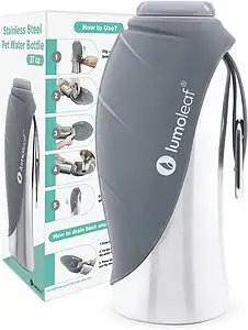 LumoLeaf Portable Dog Water Bottle 27 OZ